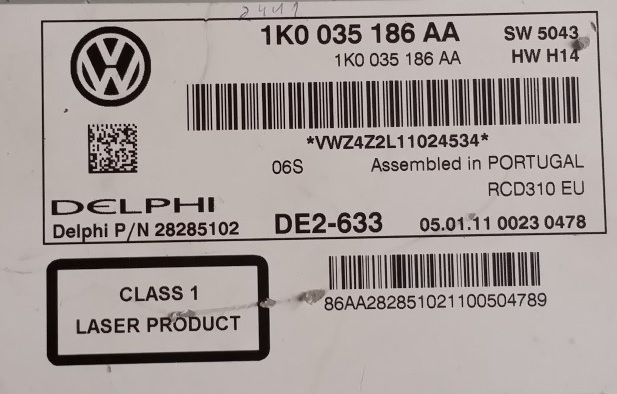 Delphi Radio Serial Number Information